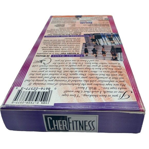 Cher Fitness Body Confidence VHS Tape Workout Exercise Health CBS Fox Video - Picture 4 of 9